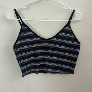 Cropped multicolored tank from SHEIN.